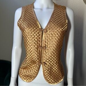 Marnie West Vintage Gold Vest